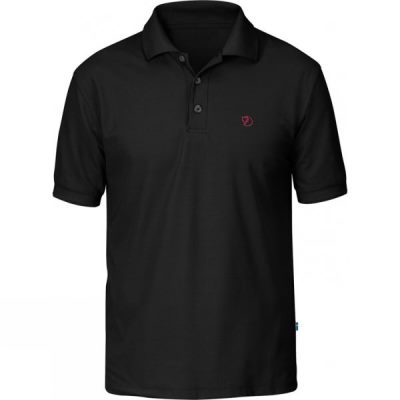 Camisa Fjallraven Crowley Piqué Hombre - Negras - Chile MBQ691708